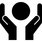 black service hand circle