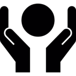black service hand circle